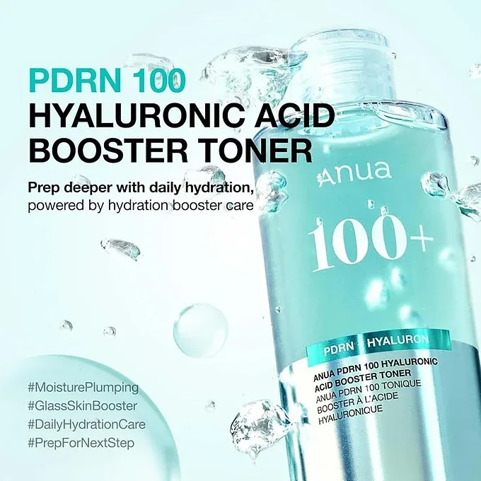 ANUA PDRN100 Hyaluronic Acid Booster Toner 8.5 fl oz (250 ml)