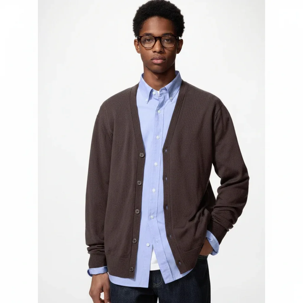UniQlo Merino V-Neck Cardigan 478539 Japan best brand