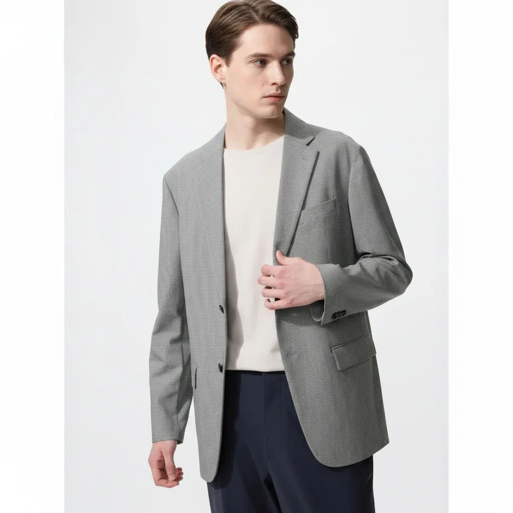 UniQlo Kando Jacket / Houndstooth 482225 Japan best brand