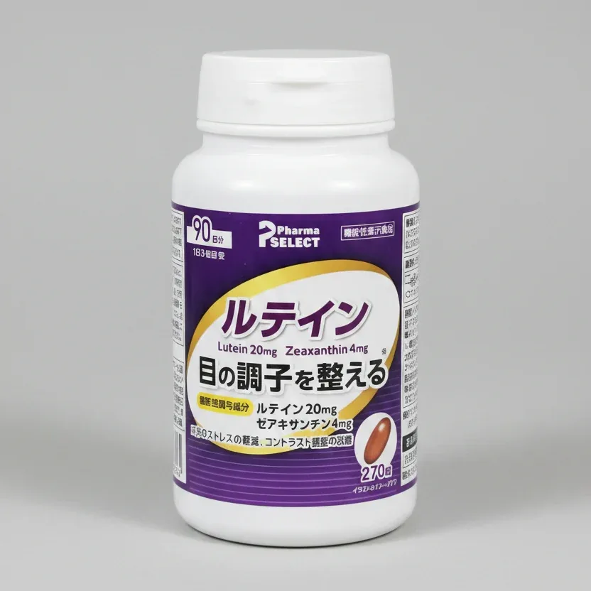 Pharma Select Lutein 20mg + Zeaxanthin 4mg – 270 Tablets (90-Day Supply)