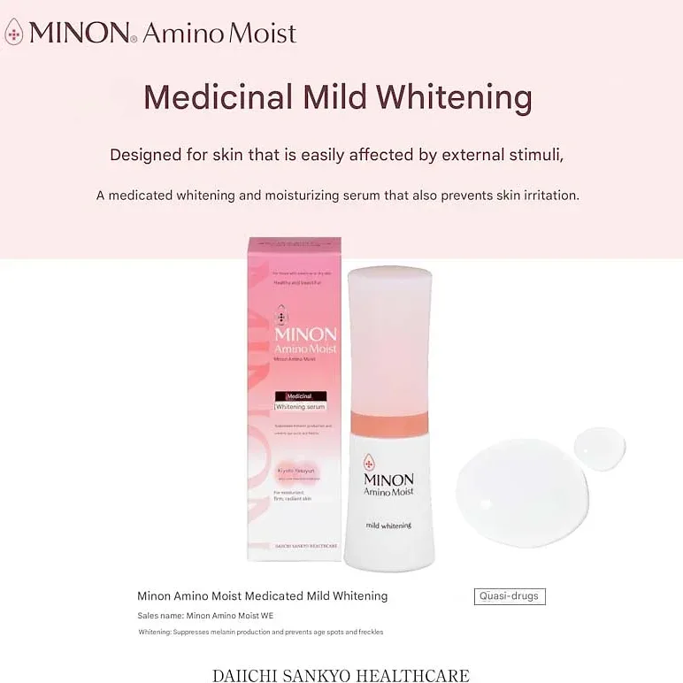 Minon Amino Moist Medicated Mild Whitening Serum | 30g |