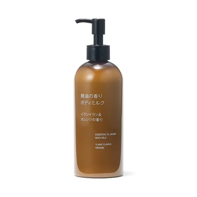 MUJI Aromatic Essential Oil Body Milk – Ylang Ylang & Orange 300ml