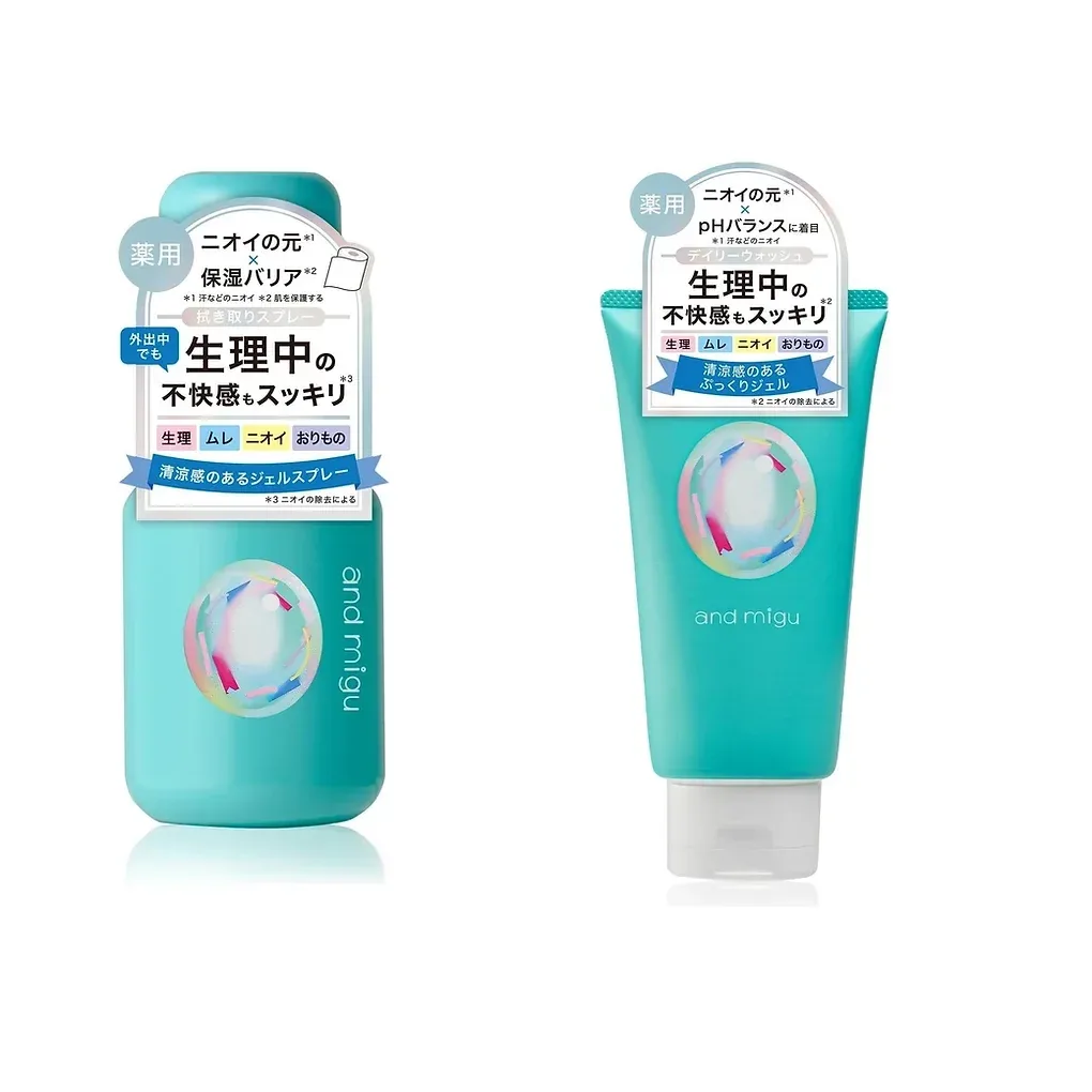 & migu Medicated Gel/Spray Delicate Quasi Drug 1.7 fl oz (50 ml) 5.3 oz (150g)