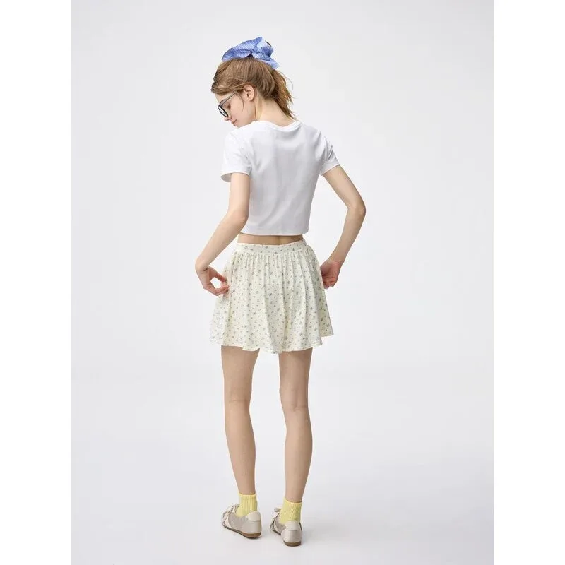 GU Easy Short Pants (Flower Print) 359608 Japan best brand