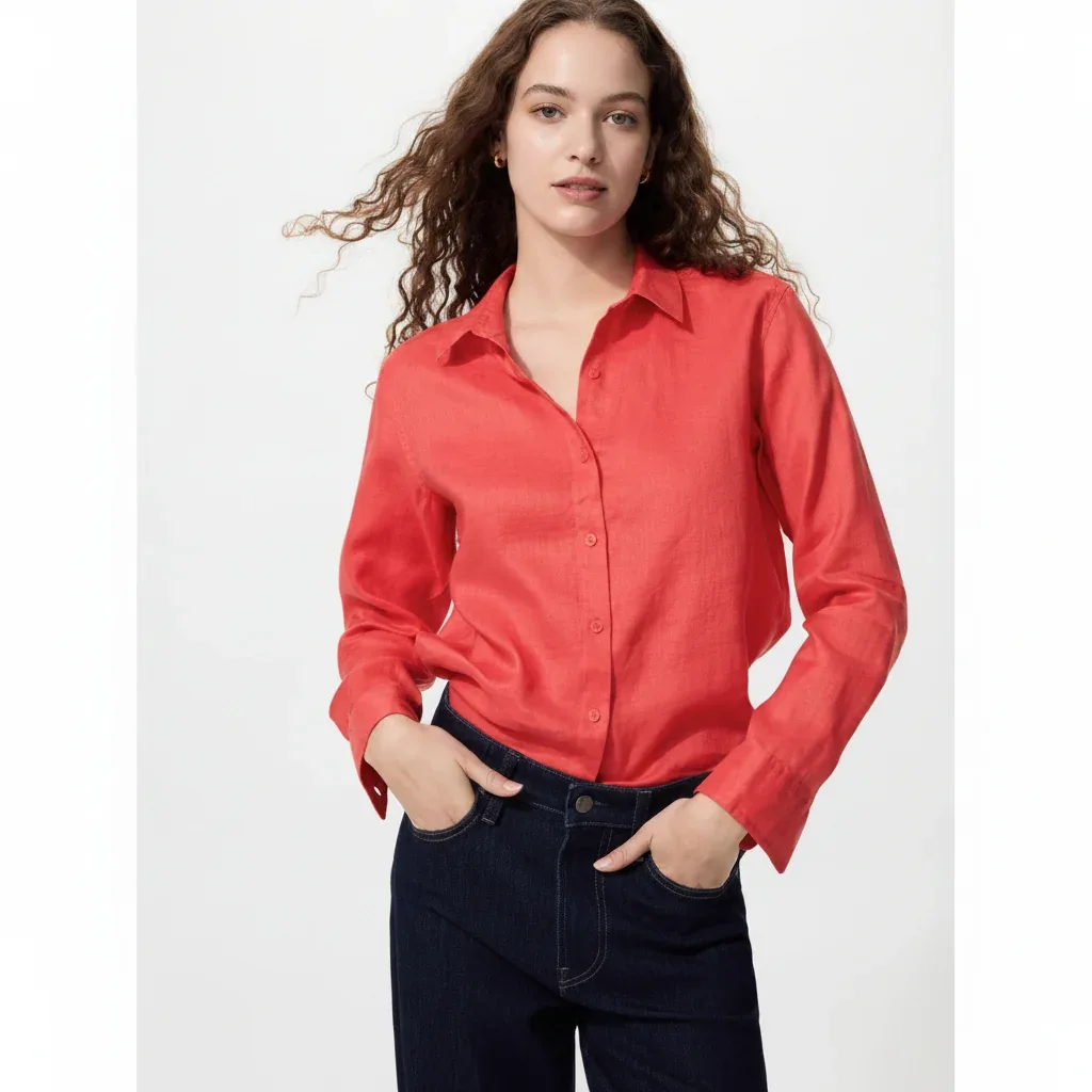 UniQlo Premium 100% European Linen Shirt – Relaxed Fit 475647 Japan best brand