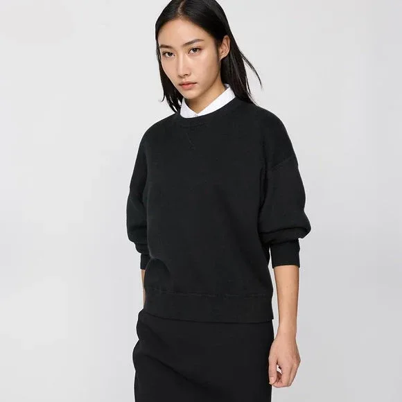 UniQlo Smooth Cotton Crew Neck Sweater 482970/481673 Japan best brand