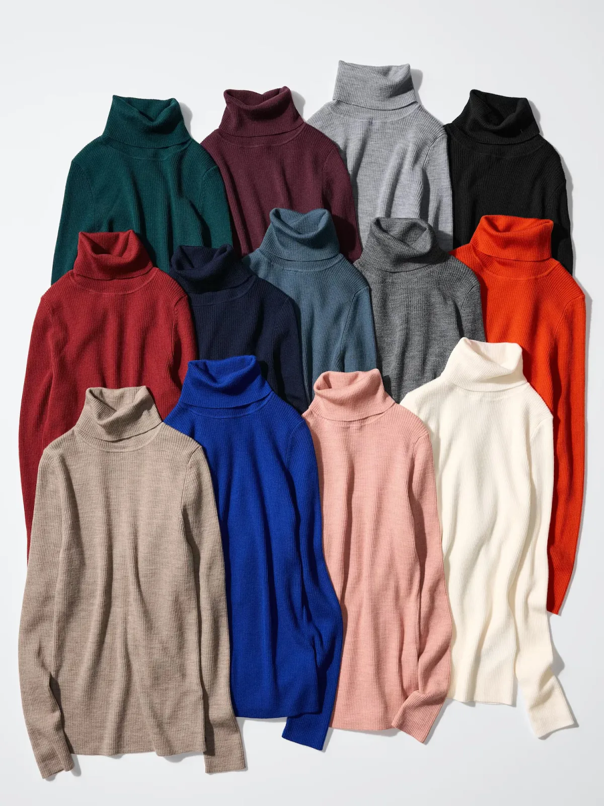 UniQlo Merino Ribbed Turtleneck Sweater 469426 Japan best brand