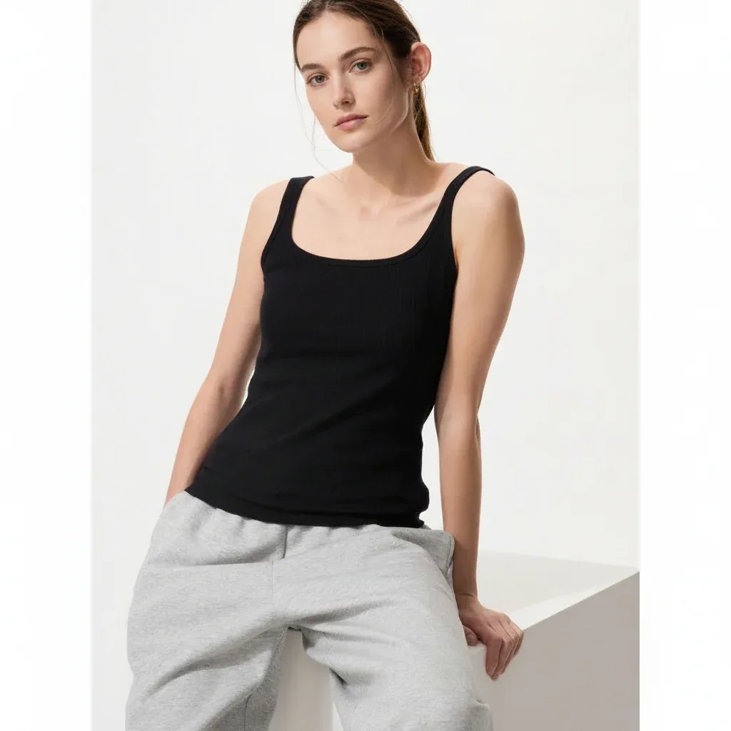 UniQlo Pointelle Tank Top 484227 japan best brand