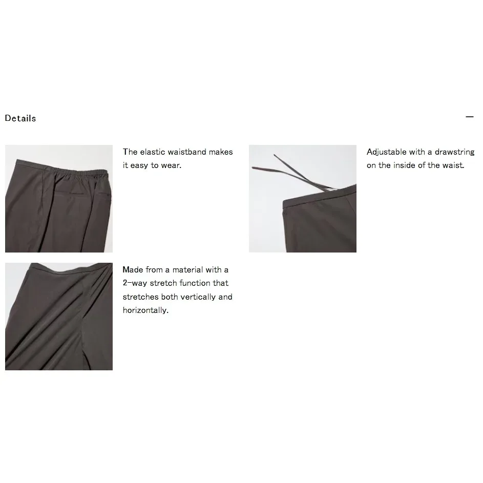 UniQlo Smart Easy Pants – Longer Length 488849 Japan best brand