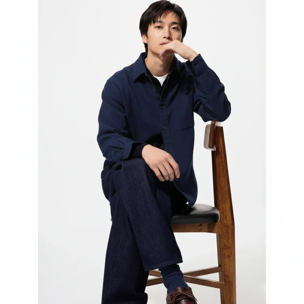 UniQlo Flannel Shirt 486593 Japan best brand