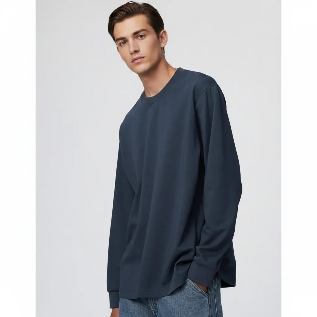 UniQlo AIRism Cotton Crew Neck T-Shirt – Breathable & Cool 479781