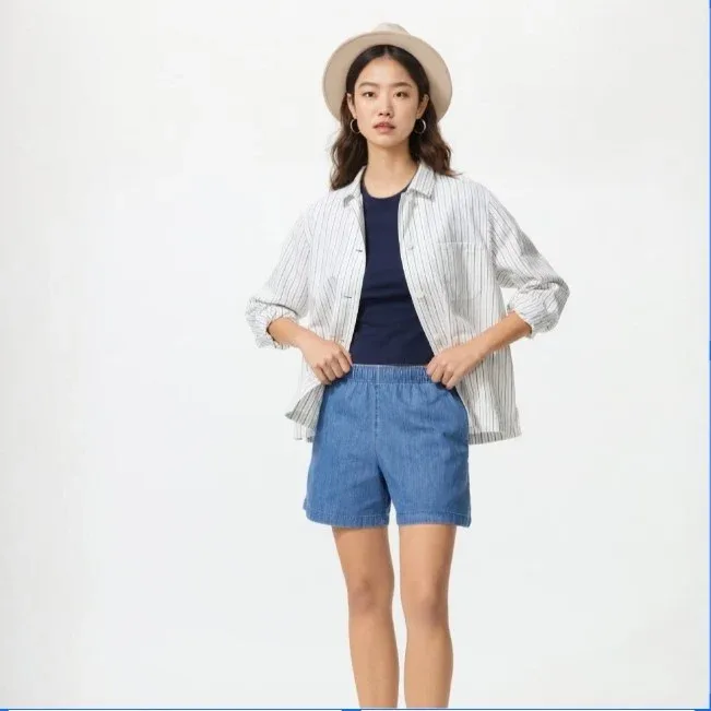 U Cotton Easy Shorts 483912 Japan best brand