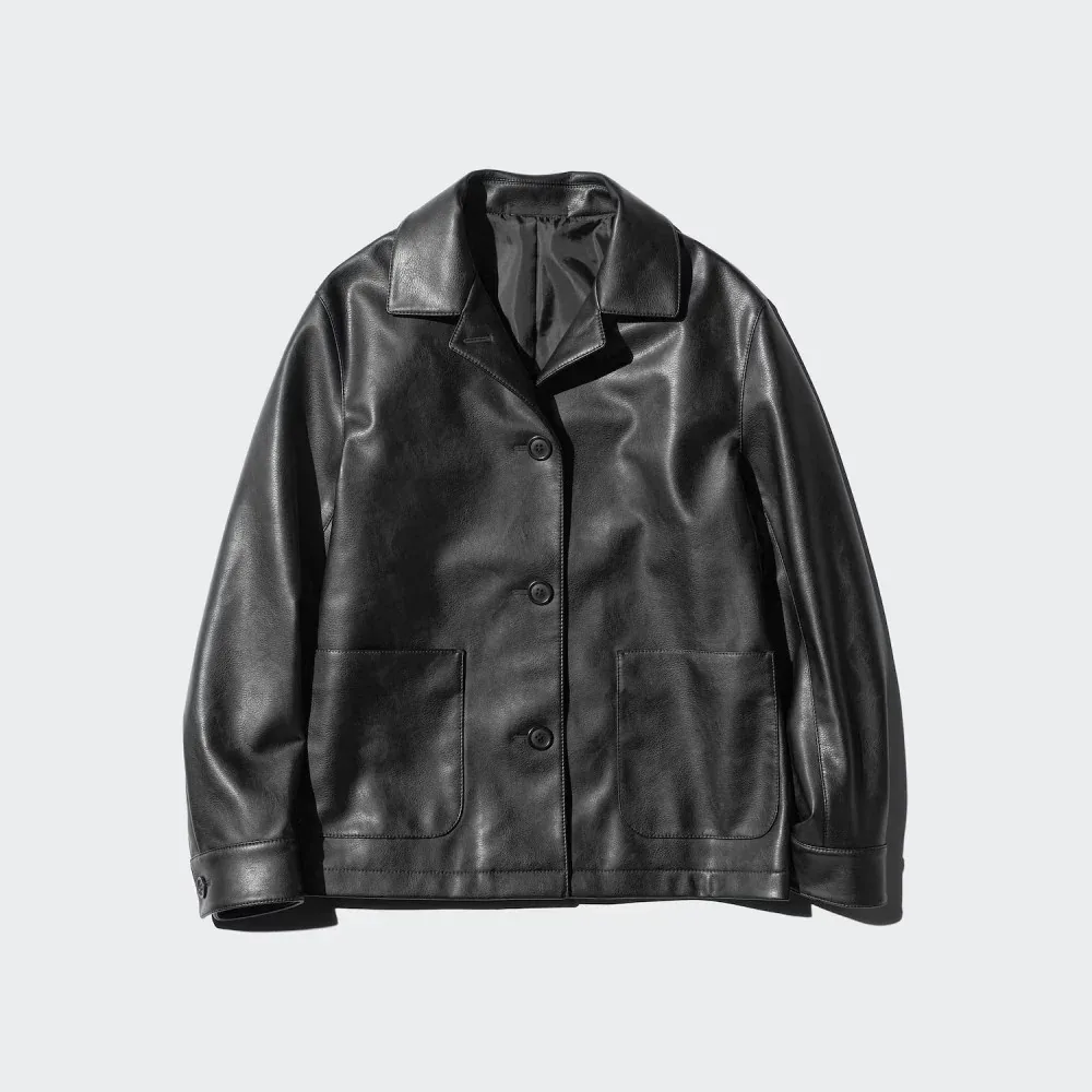 UniQlo Coating Relax Shirt Jacket 487846 Japan best brand