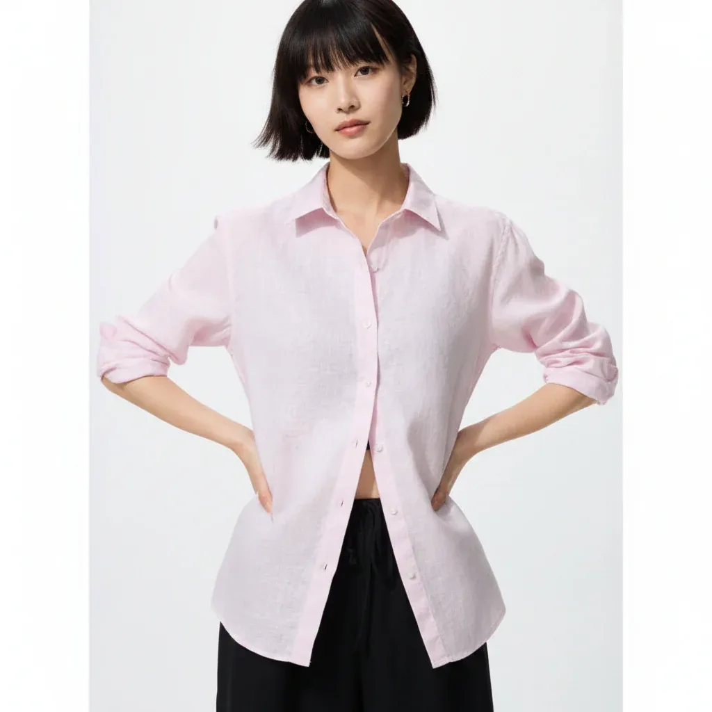 UniQlo Premium 100% European Linen Shirt – Relaxed Fit 475647 Japan best brand