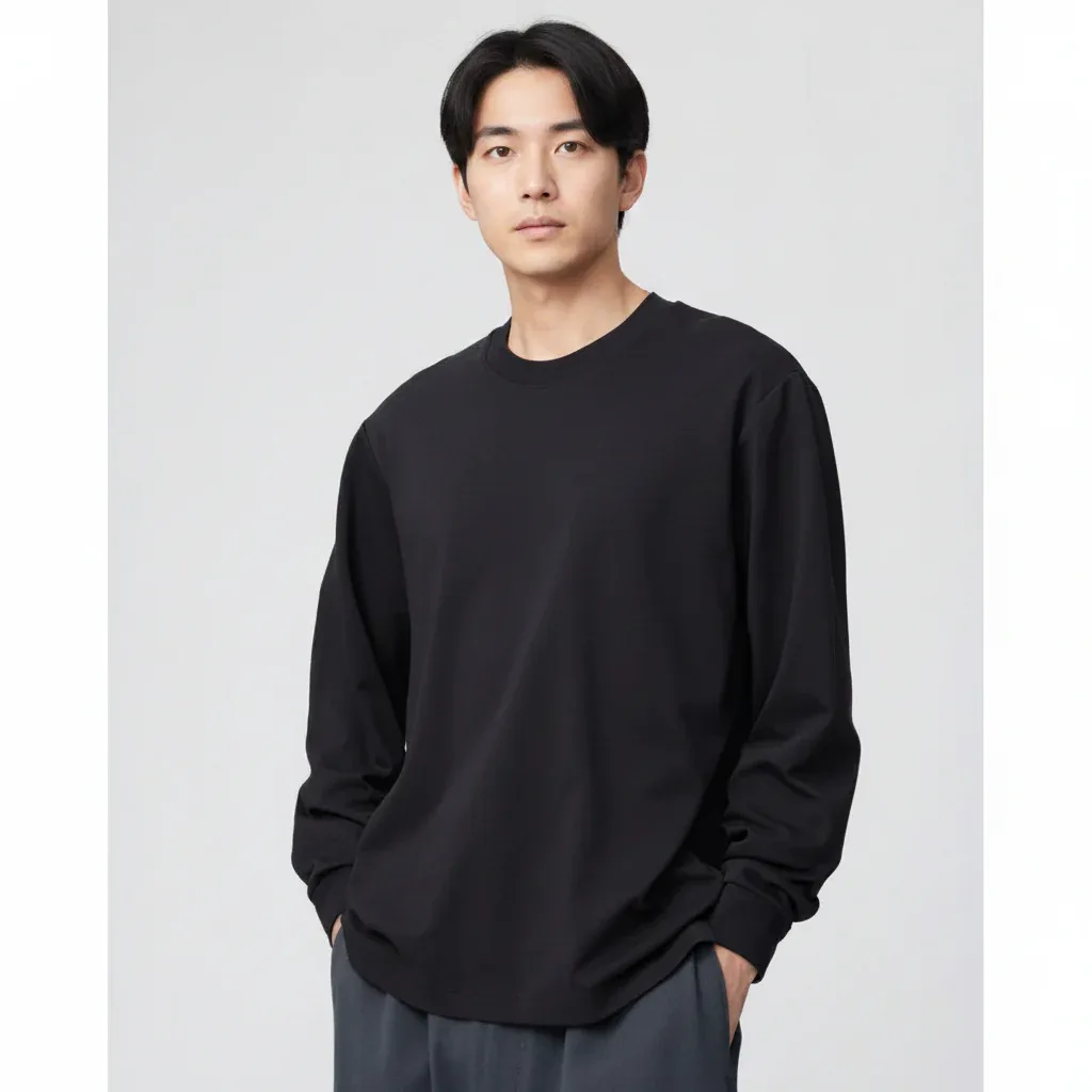 UniQlo AIRism Cotton Crew Neck T-Shirt – Breathable & Cool 479781