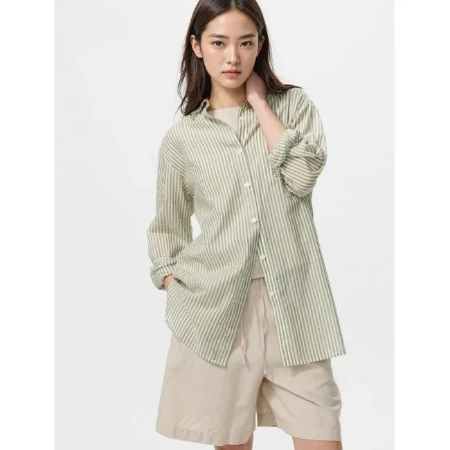 UniQlo Cotton Long Shirt 484744 Japan Best Brand