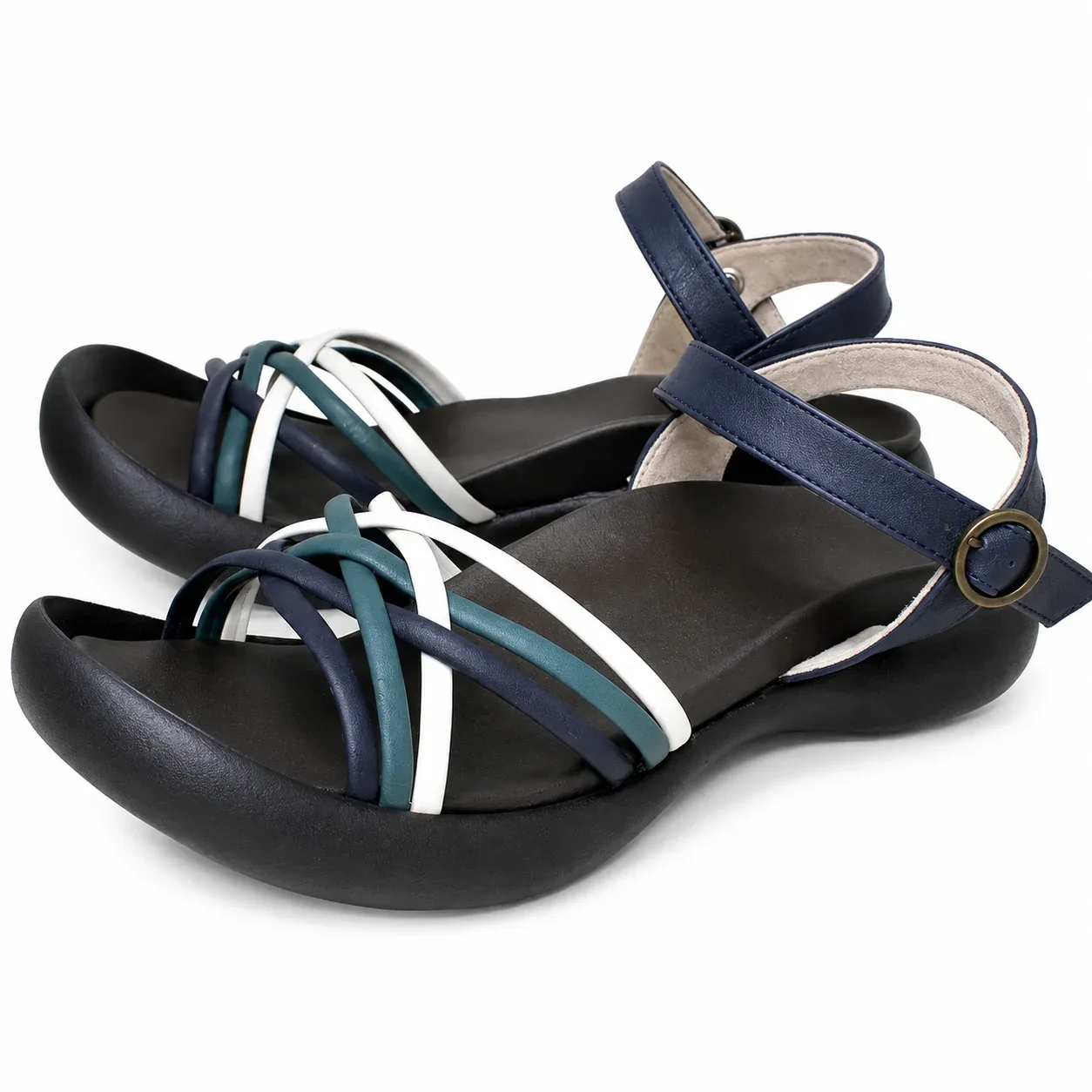 RegettaCanoe Women’s Colorful Braided Sandals - CJFD-5311A