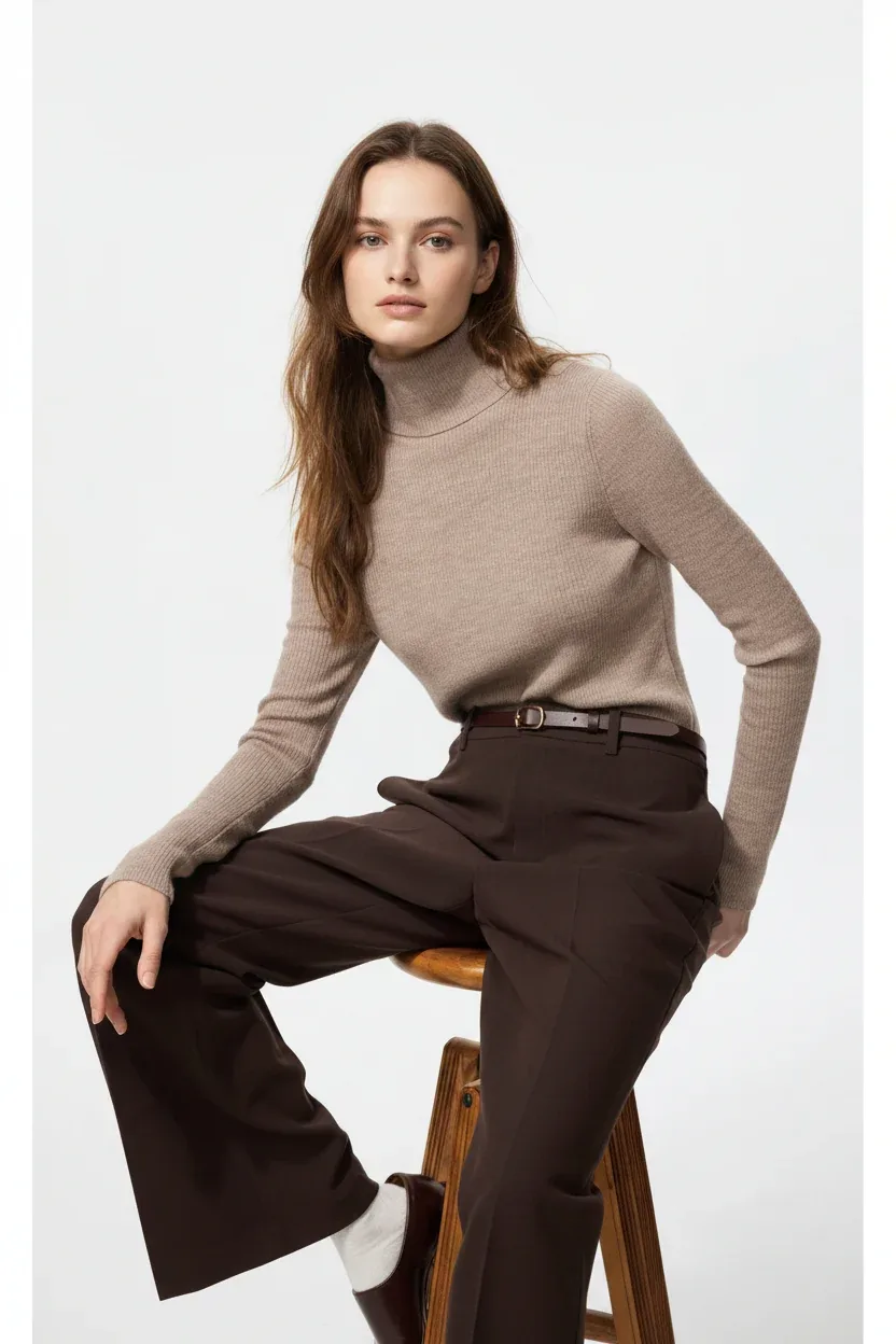 UniQlo Merino Ribbed Turtleneck Sweater 469426 Japan best brand