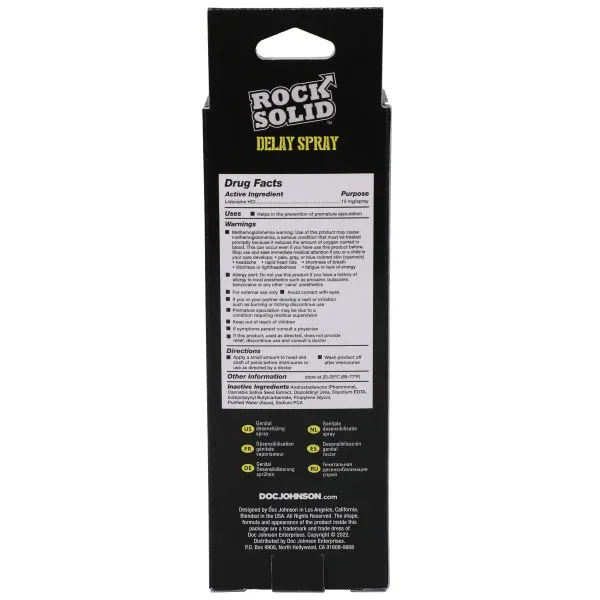 Rock Solid Delay Spray - 2 oz.