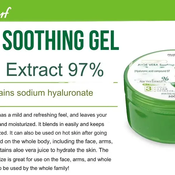 Heidi Dorf Aloe Soothing Gel (97%) 300ml