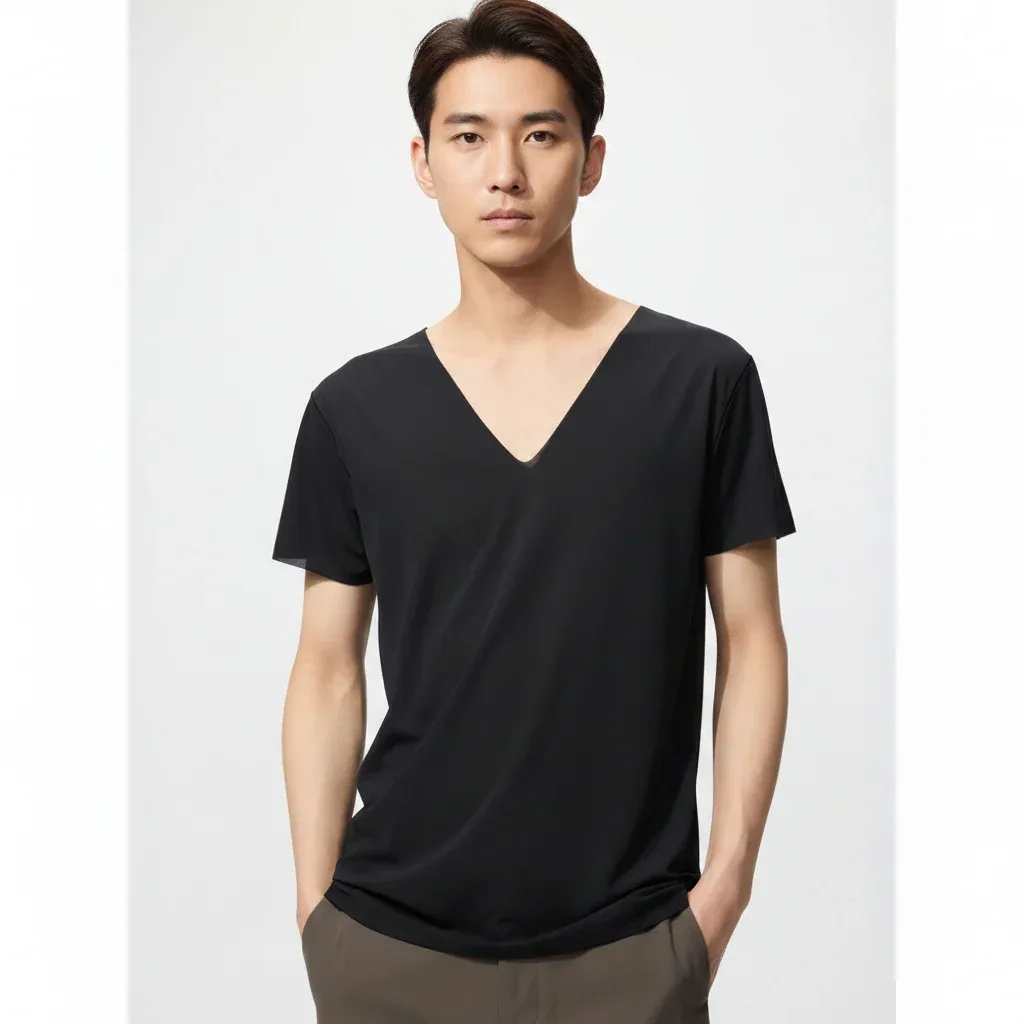 UniQlo AIRism Deodorant Mesh V-Neck T-Shirt (Men) 477771 Japan best brand