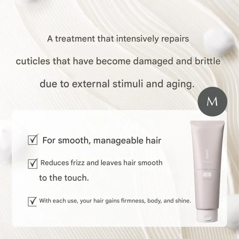 Twany Premium Hair Care Series: Cuticle Care Shampoo (400 ml) & Repair Treatment (240 g) (Choose Your Option)