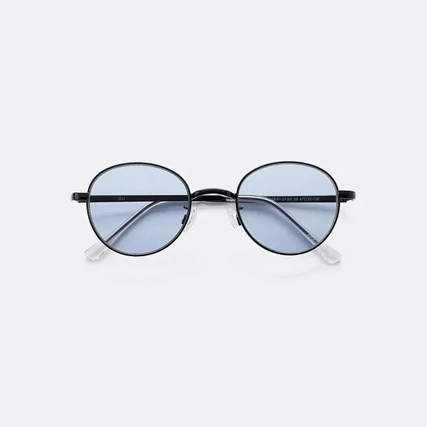GU UV Cut Round Metal Sunglasses 359118 Japan best brand