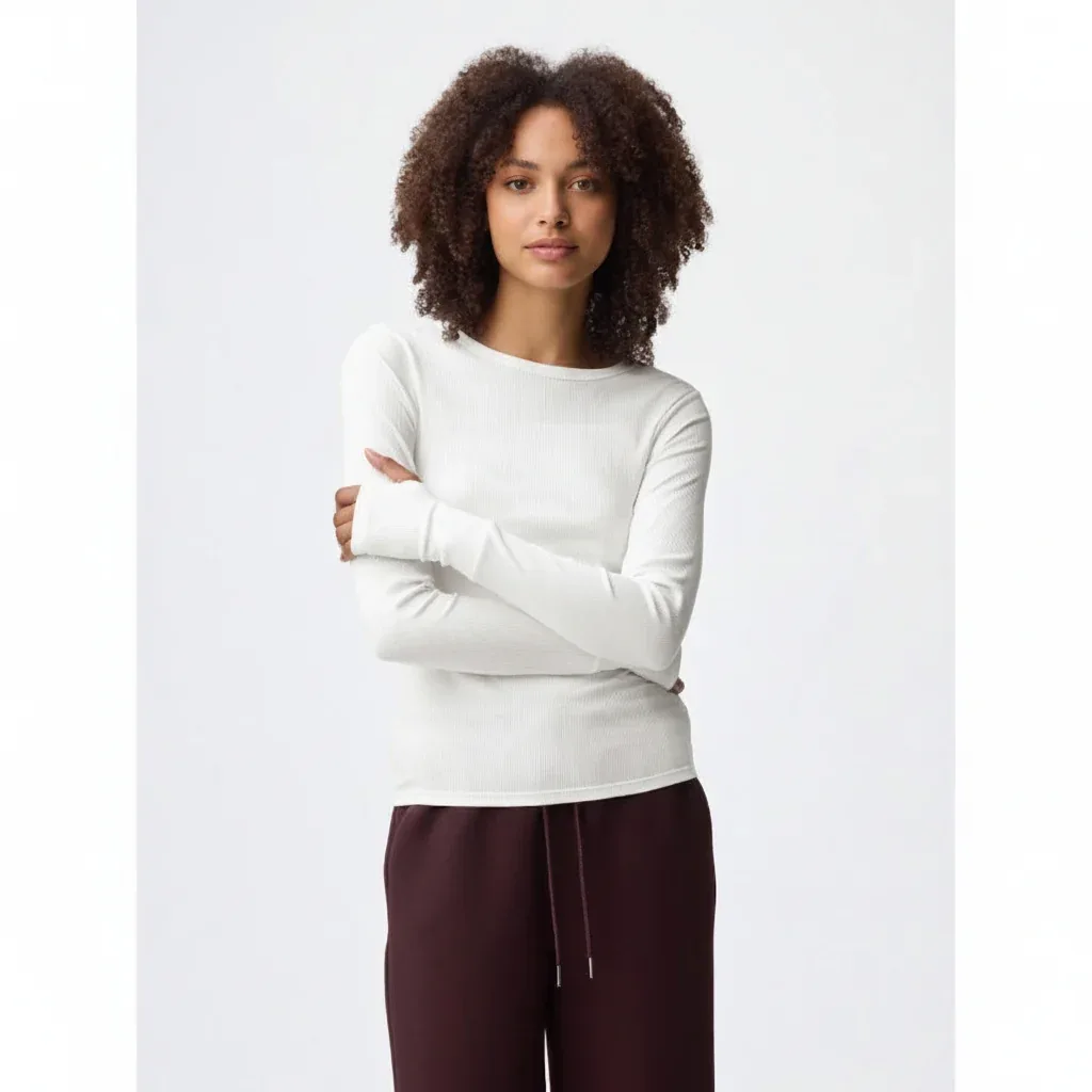 GU Warm Rib Crew Neck T-Shirt (Extra Long Sleeve) 358044 Japan best brand