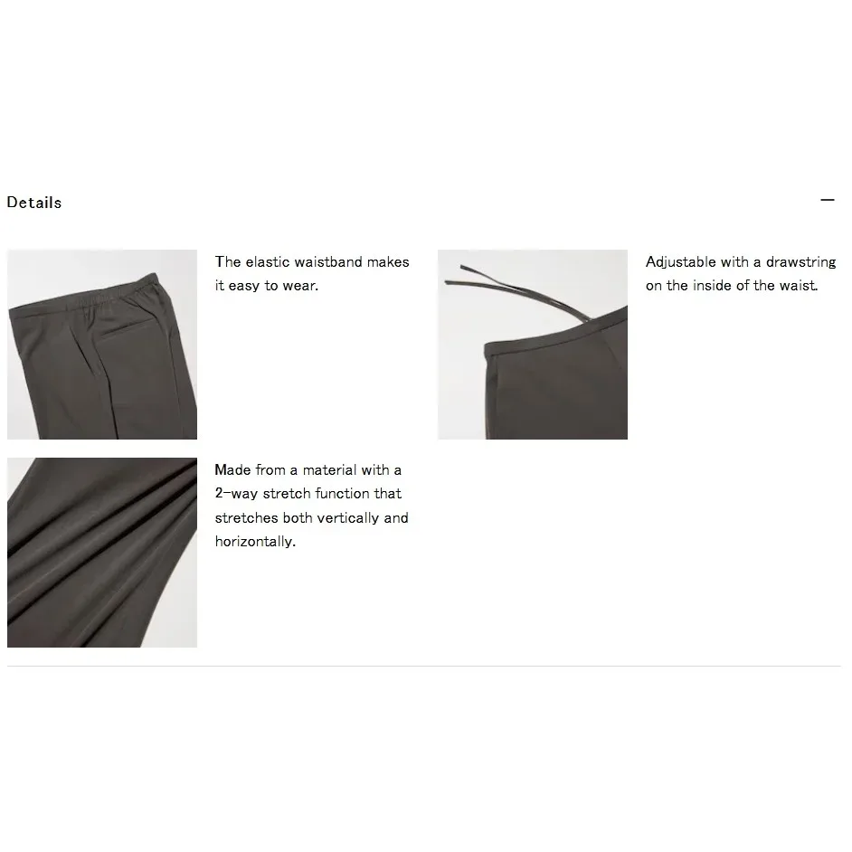 UniQlo Smart Easy Pants 487959 Japan best brand