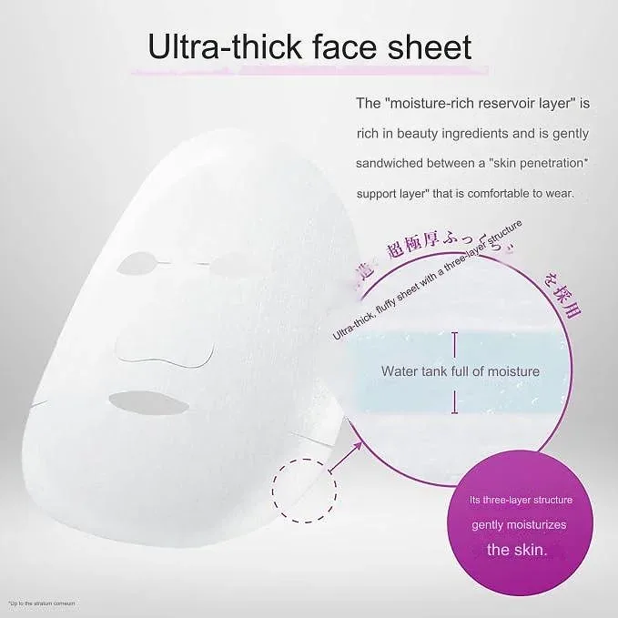 Lululun Over45 2FB Face Mask (Brightening and Moisturizing), 32 Sheets (610 g)