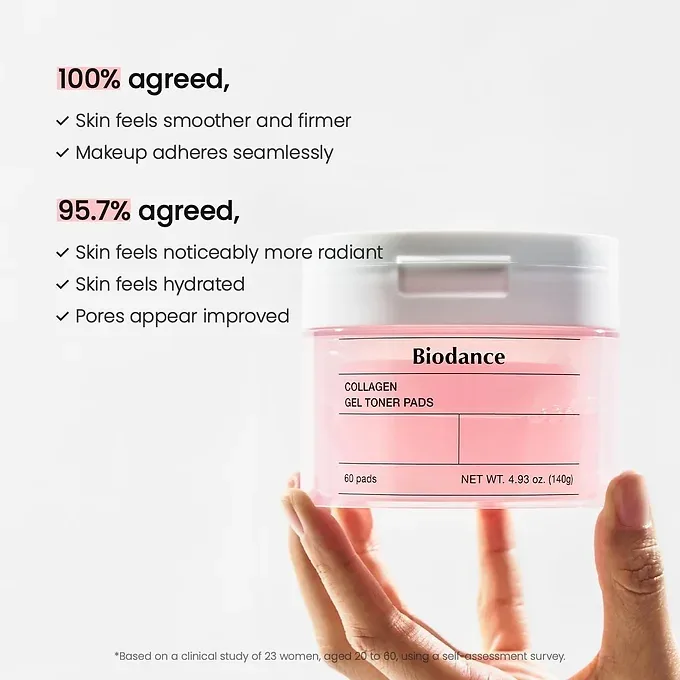 BioDance Collagen Gel Toner Pads (60 Sheets)