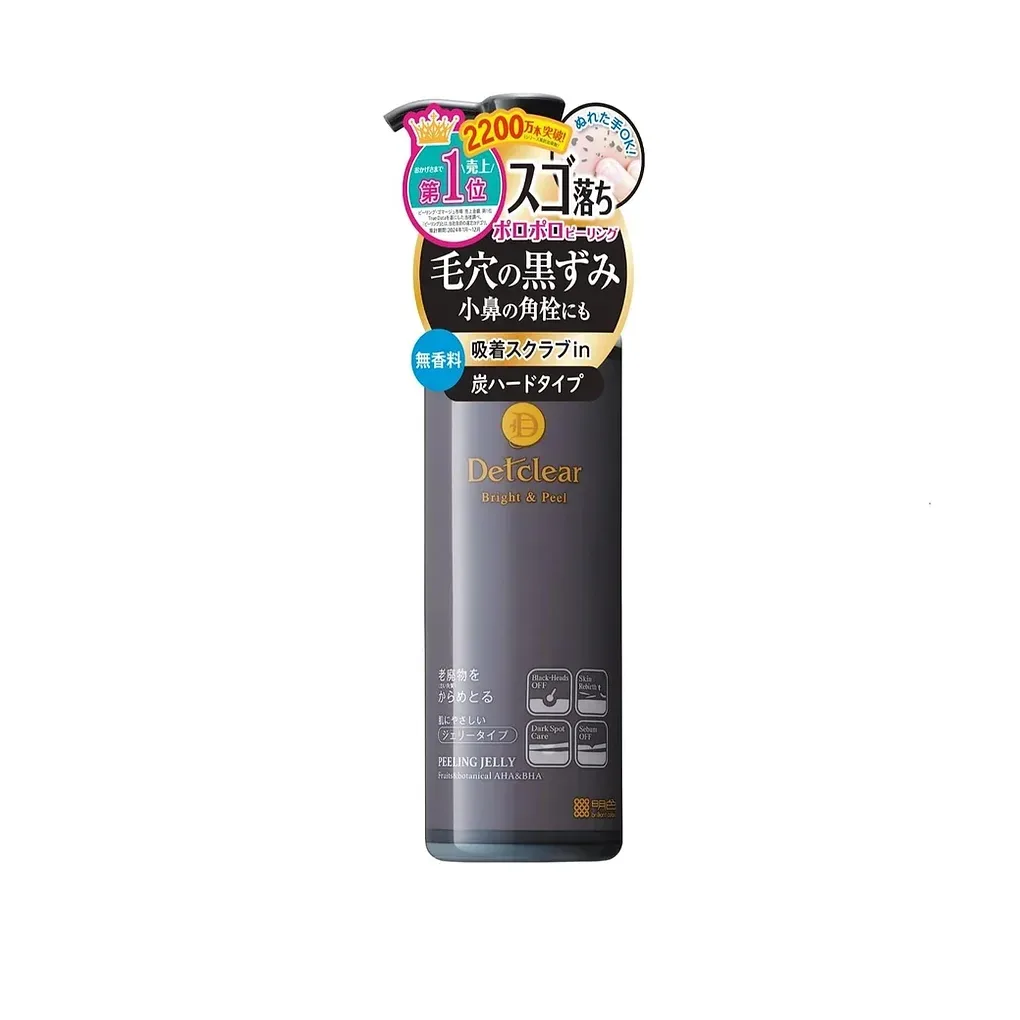 DET Clear Bright & Peeling Jelly Charcoa 180ml