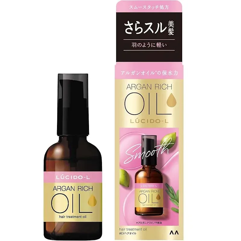 LUCIDO-L Hair Treatment Argan Rich Oil. Enhancing Formula 60ml