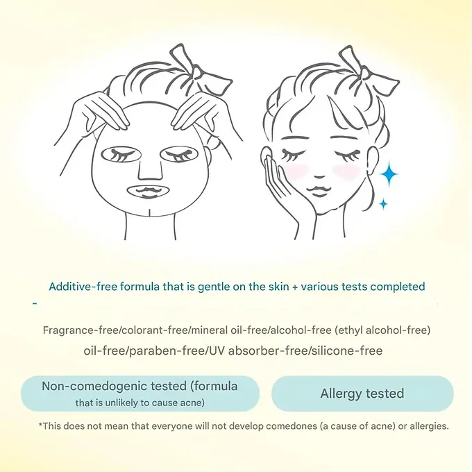 KOSE Clear Turn Sorry Skin Kininal Mask – Acne Care Face Pack (7 Sheets)