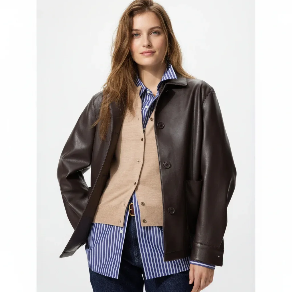 UniQlo Coating Relax Shirt Jacket 487846 Japan best brand