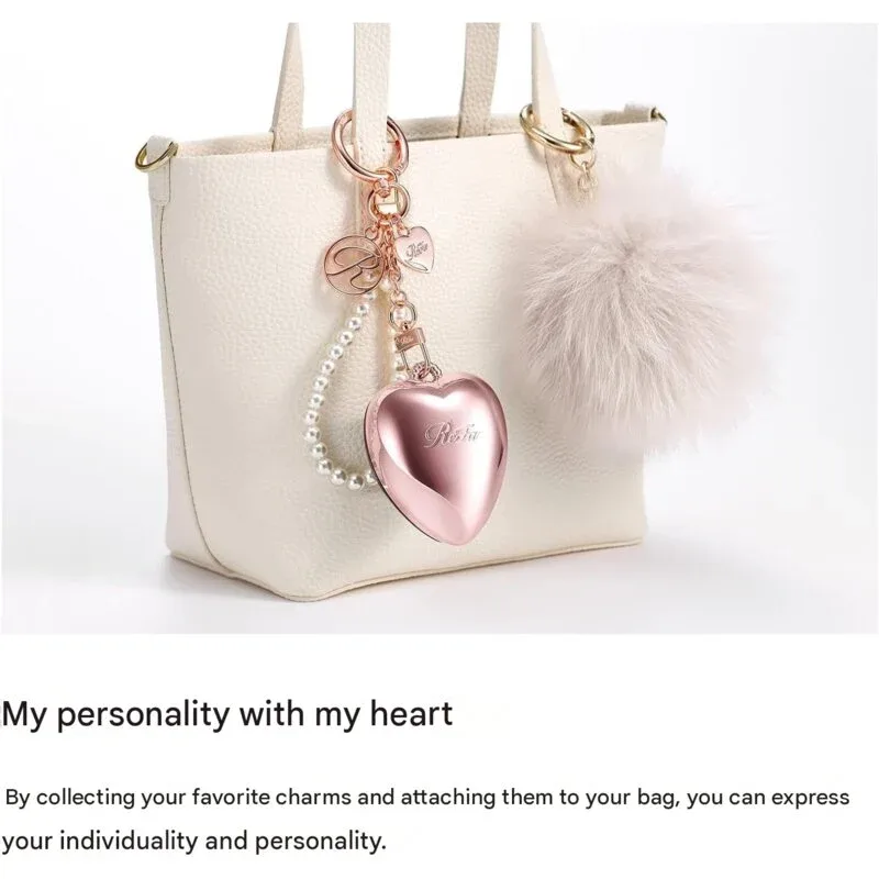 ReFa HEART BRUSH charm – Compact Hairbrush with Mirror | 3 Colors