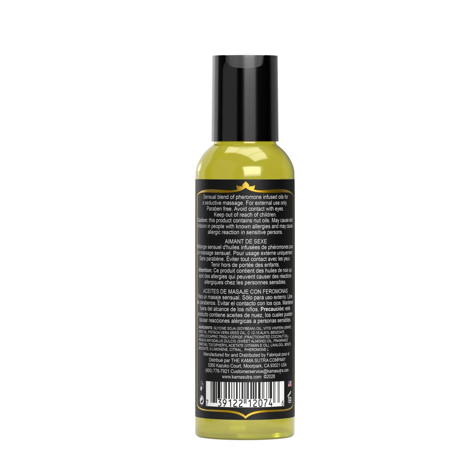SEX MAGNET Pheromone Massage Oil - Leather