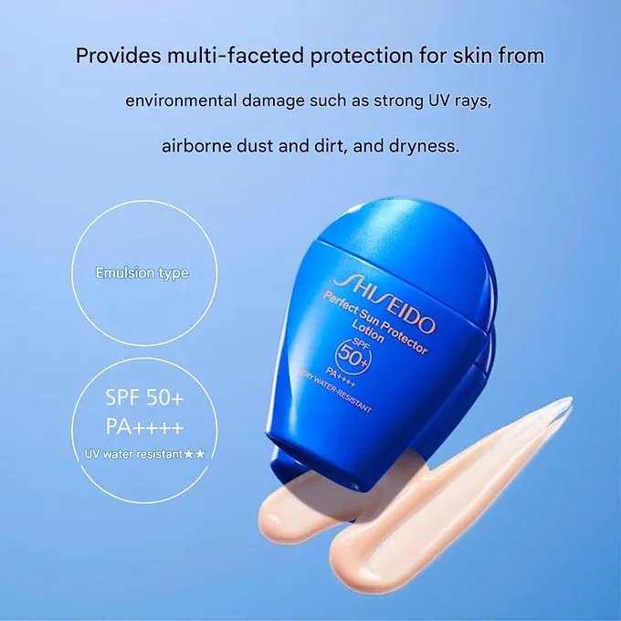 Shiseido Suncare Perfect Sun Protector Lotion SPF50+ PA+++  -  50 mL