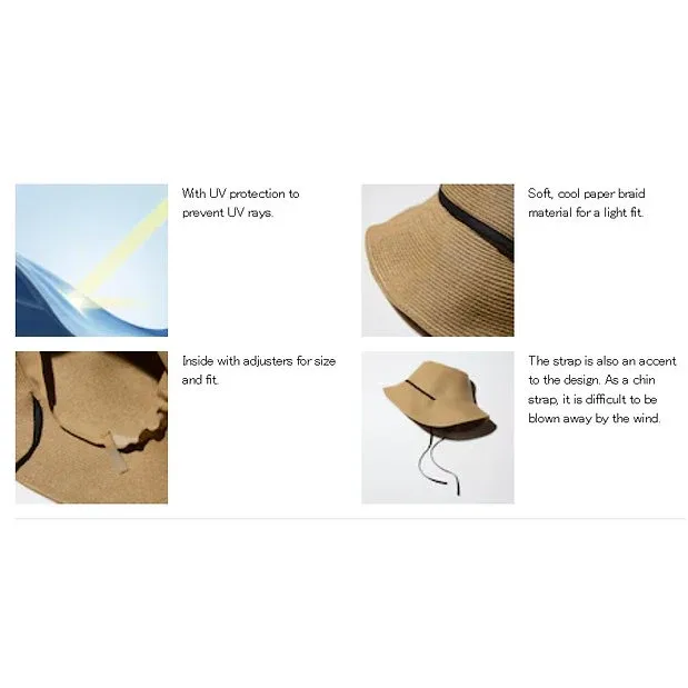 UniQlo UV Cut Paper Braid Hat 482787 Japan Best Brand