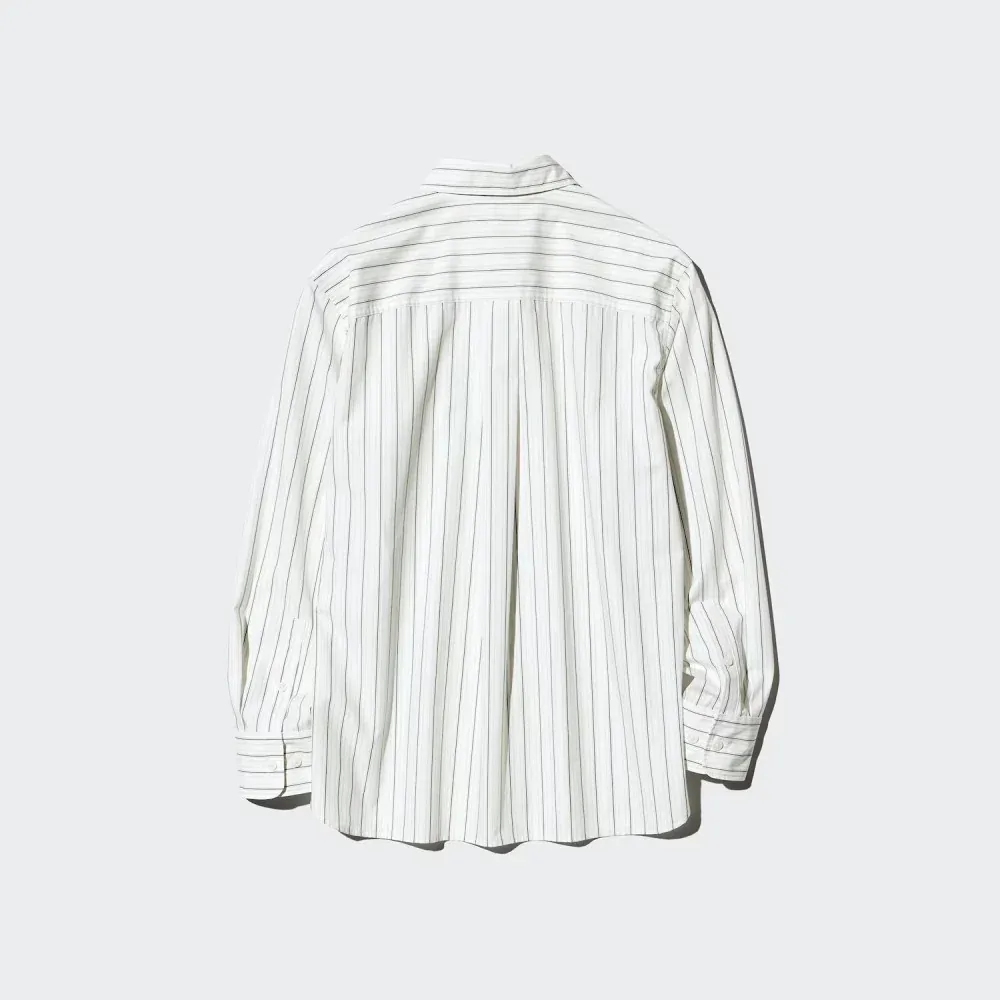 UniQlo Cotton Blend Shirt / Stripe 491501 Japan best brand