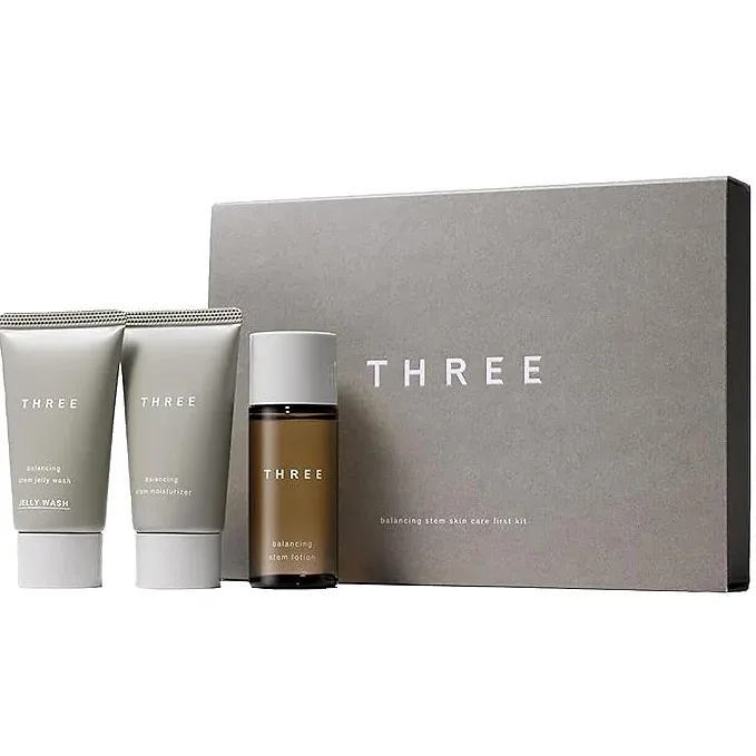 THREE Balancing Stem Skin Care First Kit