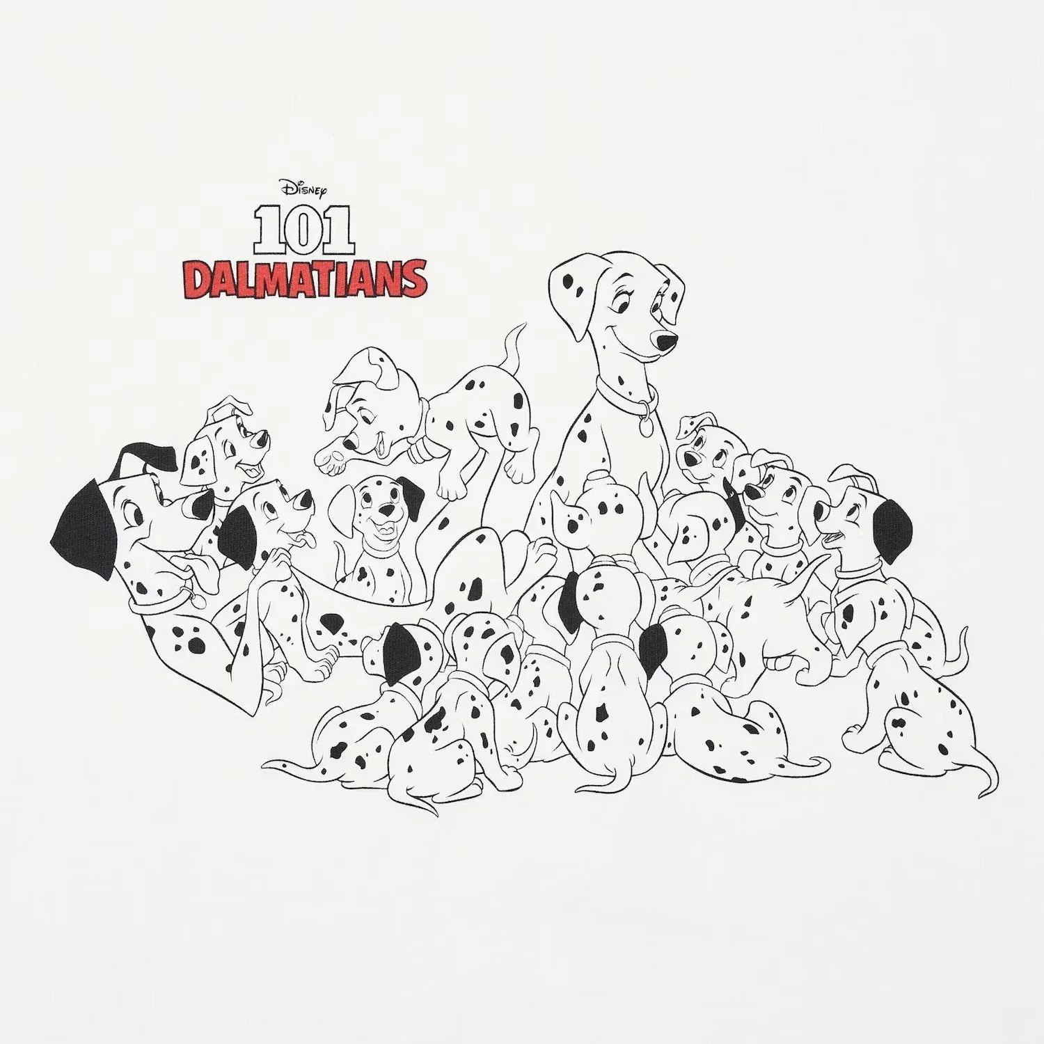 UniQlo Magic for All Icons UT Relax Fit Ringer T-Shirt – 101 Dalmatians 485481 Japan best brand