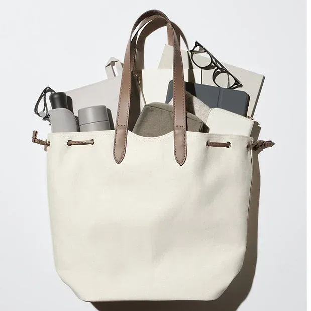 UniQlo Canvas Tote Bag 485677 Japan best brand