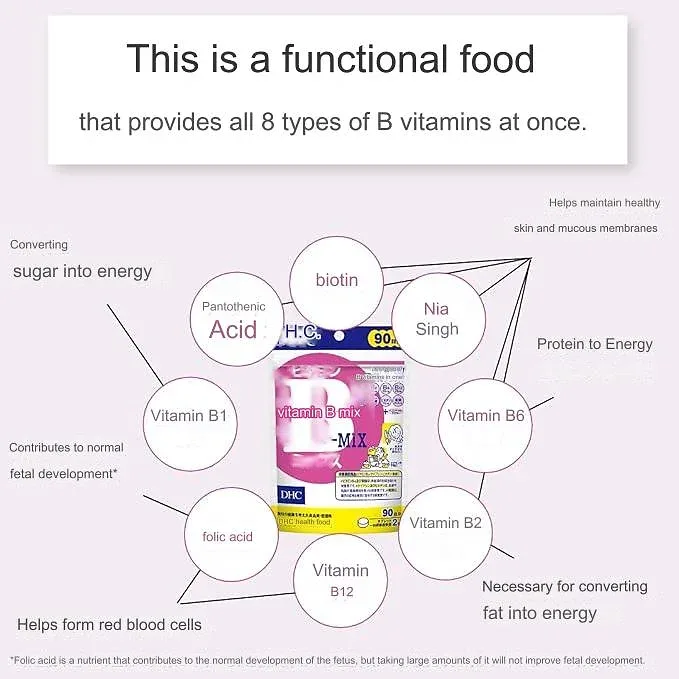 DHC Vitamin B-Mix (90 Days) Japan