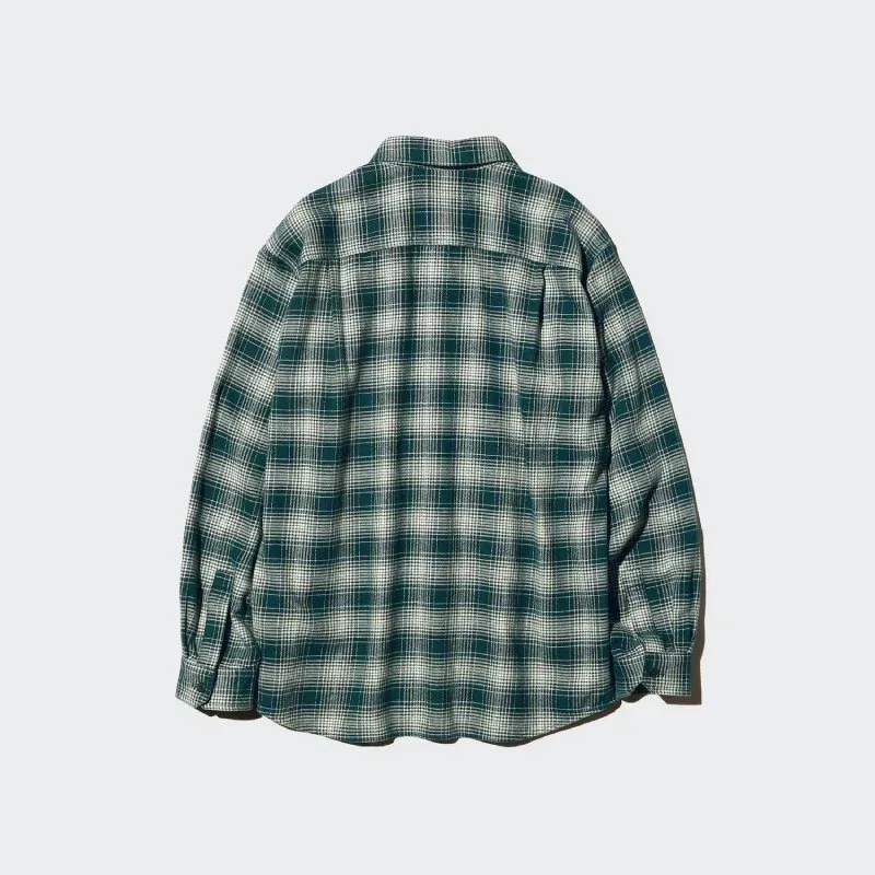 UniQlo Flannel Shirt / Ombre Check 486602 Japan best brand