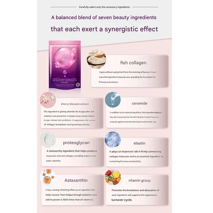 PUREHADA, 50x Concentrated Placenta, 10,000 mg/day Hyaluronic Acid, Collagen