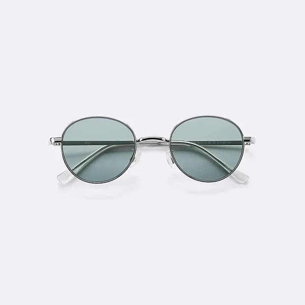 GU UV Cut Round Metal Sunglasses 359118 Japan best brand