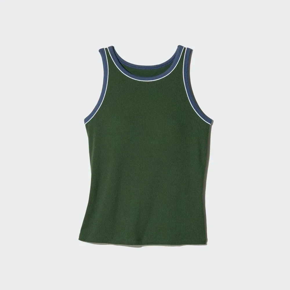 UniQlo Rib Bra Top / American Sleeve – 482198 Japan best brand
