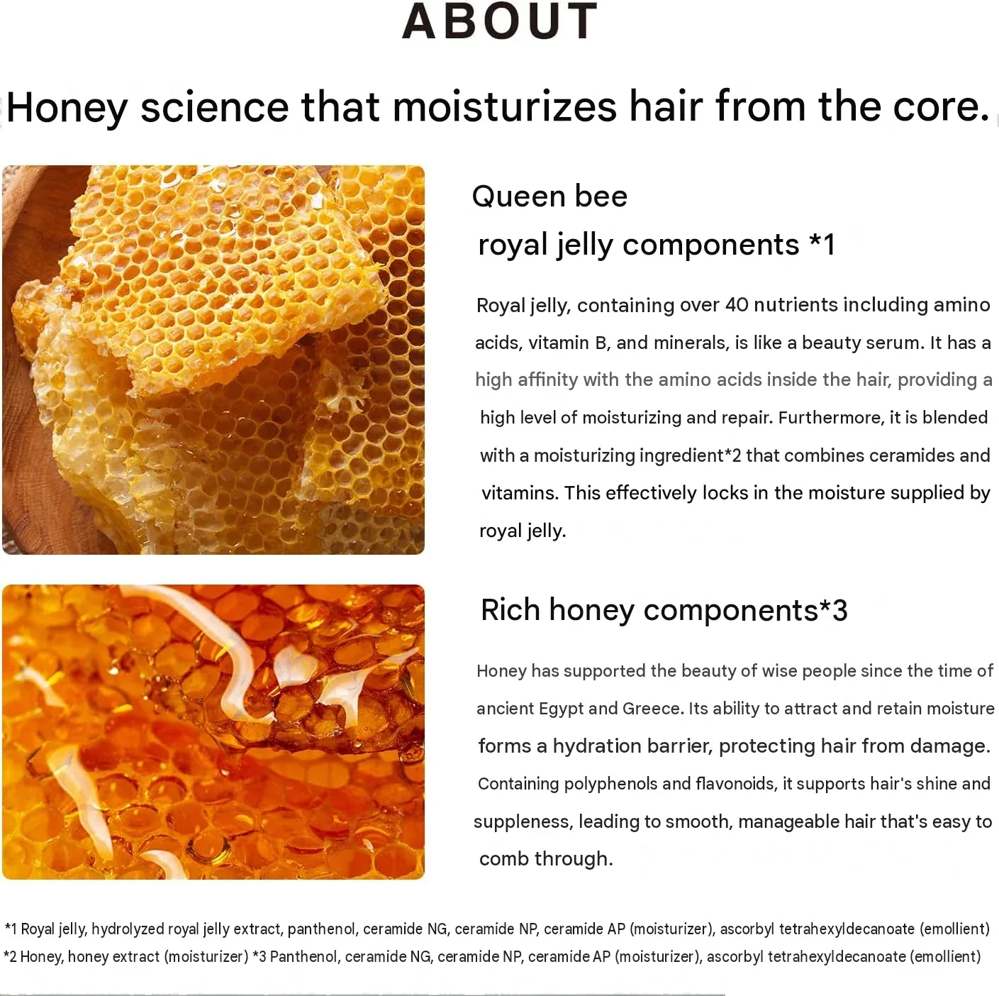 ReFa HONEY QUEEN Shampoo & Treatment (Choose Your Option) 500ml each