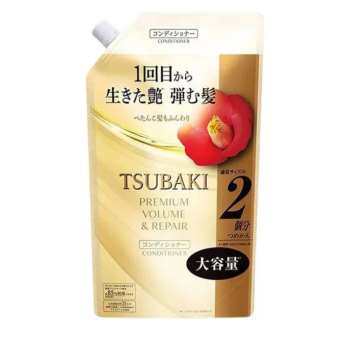 TSUBAKI Premium Volume & Repair Shampoo / Conditioner Refill (Choose Your Option)– 660 ml